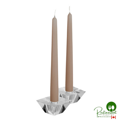 Hyoola Candles 10" White 8 Hour Taper Candle - 144/Case