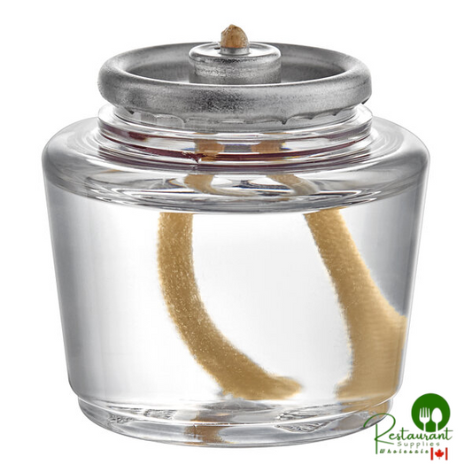 Hollowick HD15 15 Hour "Smokeless" Clear Liquid Candle Fuel Cartridge - 96/Case