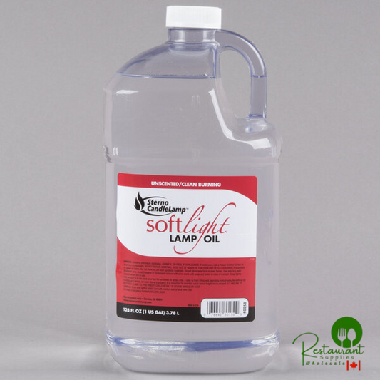 Sterno 30644 Soft Light 1 Gallon Bulk Lamp Fuel, Smokeless Liquid Candle Paraffin Wax - 4/Case