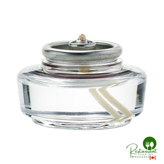 Hollowick HD12-144 12 Hour "Smokeless" Clear Liquid Candle Fuel Cartridge - 144/Case