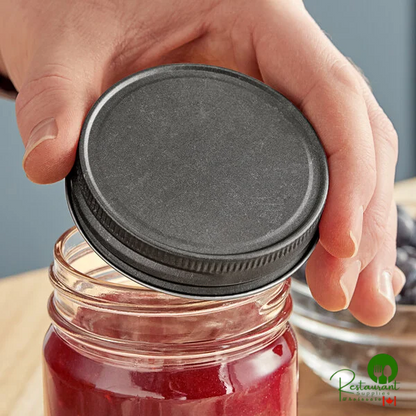 70/450 Pewter Gray Unlined Metal Lid - 1,000/Case