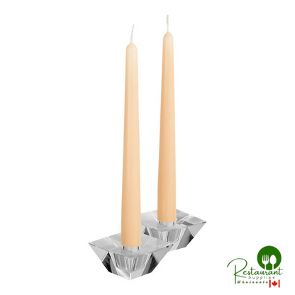 Hyoola Candles 12" White 10 Hour Taper Candle - 144/Case