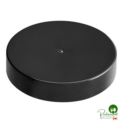53/400 Smooth Unlined Black Lid - 1,300/Case