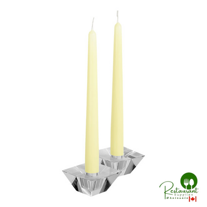 Hyoola Candles 12" White 10 Hour Taper Candle - 144/Case