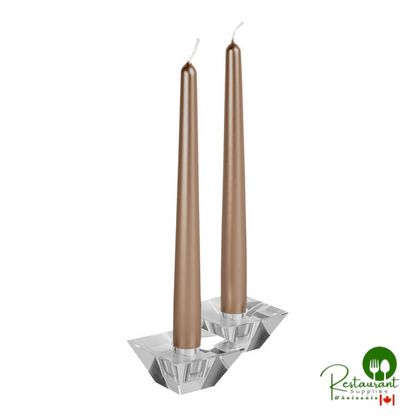 Hyoola Candles 12" White 10 Hour Taper Candle - 144/Case