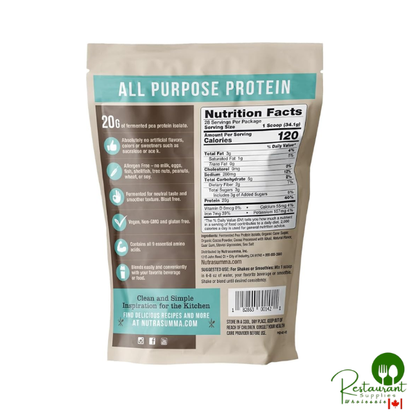 Nutrasumma Pea Protein Powder 2lbs, Vegan Chocolate Flavor