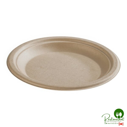 Fineline 43RP07 Conserveware 7" Bagasse Round Plate - 1,000/Case