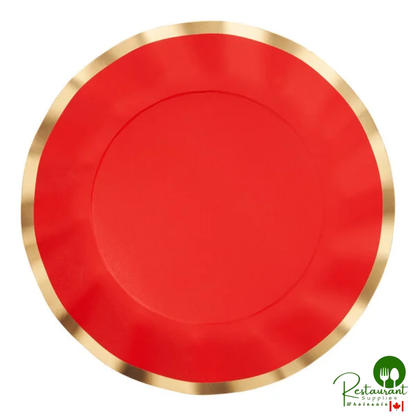 Sophistiplate 10 1/2" Everyday Blush Wavy Paper Dinner Plate - 96/Case