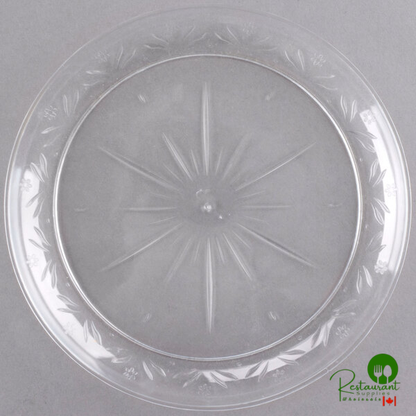 6" Clear Plastic Plate By Prime - 240/Case