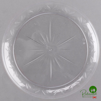 6" Clear Plastic Plate By Prime - 240/Case