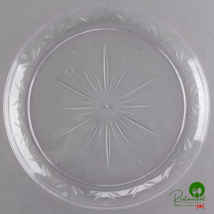 6" Clear Plastic Plate By Prime - 240/Case