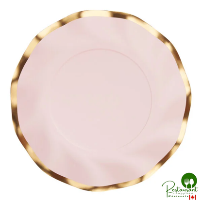 Sophistiplate 8" Everyday Blue Wavy Paper Salad Plate - 96/Case