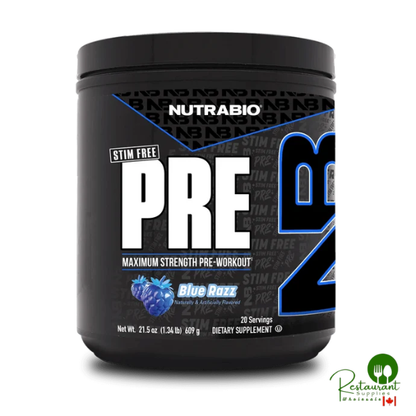 Nutrabio Pre Workout Stim Free 20 Servings
