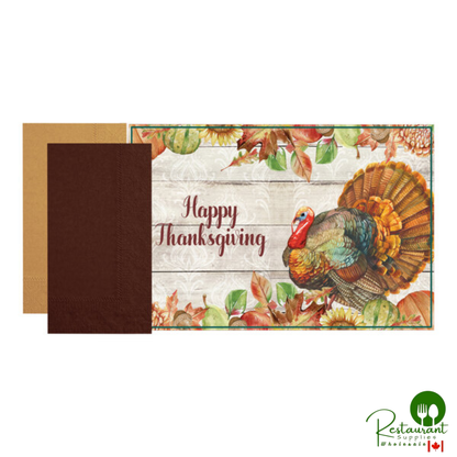 Hoffmaster 856795 10" x 14" Holiday Placemat Combo Pack - 250/Case
