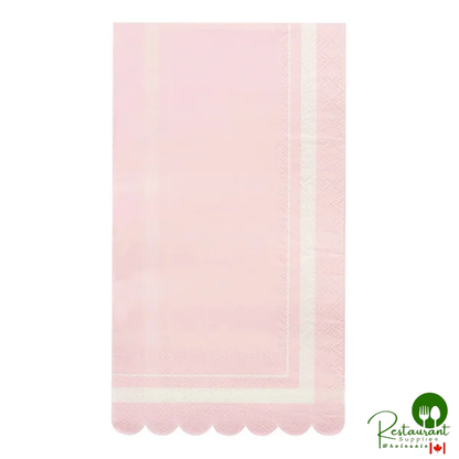 Sophistiplate Sage Scalloped Edge Paper Guest Towel - 240/Case