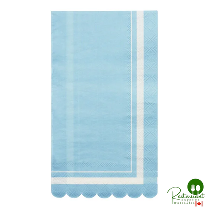 Sophistiplate Sage Scalloped Edge Paper Guest Towel - 240/Case