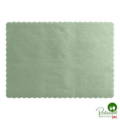 10" x 14"  multiple Colored Paper Placemat with Scalloped Edge By Prime - 1,000/Case