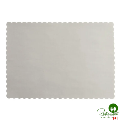 10" x 14"  multiple Colored Paper Placemat with Scalloped Edge By Prime - 1,000/Case