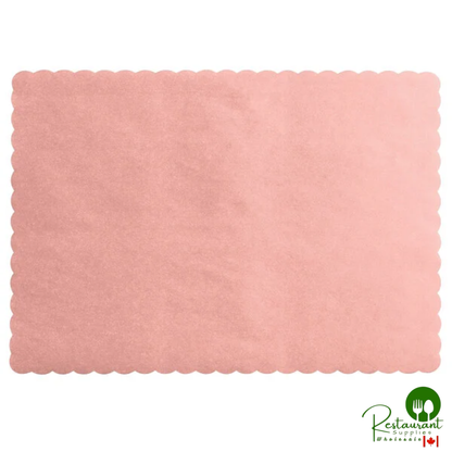 10" x 14"  multiple Colored Paper Placemat with Scalloped Edge By Prime - 1,000/Case