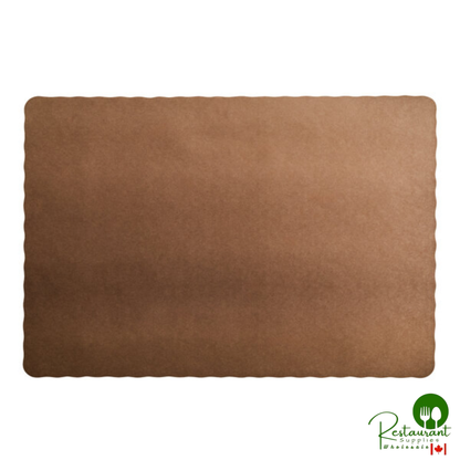10" x 14"  multiple Colored Paper Placemat with Scalloped Edge By Prime - 1,000/Case
