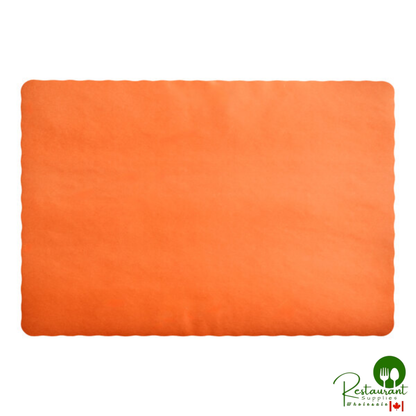 10" x 14"  multiple Colored Paper Placemat with Scalloped Edge By Prime - 1,000/Case