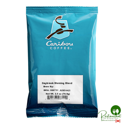 Caribou Coffee 2.5 oz. Daybreak Morning Blend Coffee Packet - 18/Case