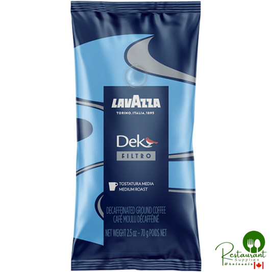 Lavazza Dek Filtro Decaf Coffee Packet 2.5 oz. - 18/Case