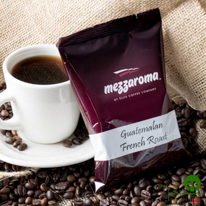 Ellis Mezzaroma 2.5 oz. Guatemalan French Roast Coffee Packet - 24/Case