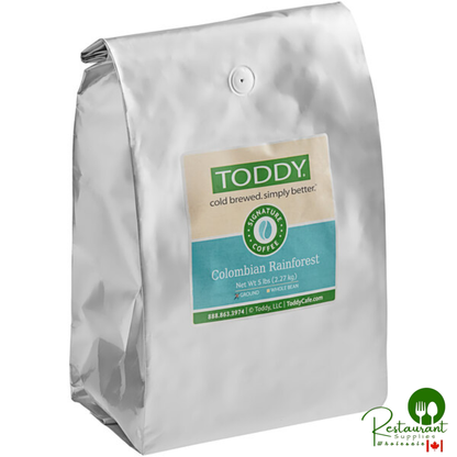 Toddy® Colombian Cold Brew Coarse Ground Coffee 5 lb. - 6/Case