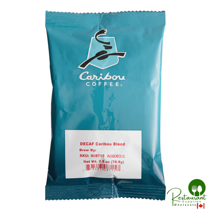 Caribou Coffee 2.5 oz. Caribou Blend Decaf Coffee Packet - 18/Case