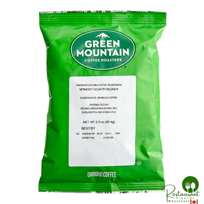 Green Mountain Coffee Roasters Vermont Country Blend Coffee Packet 2.2 oz. - 100/Case