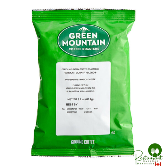 Green Mountain Coffee Roasters Vermont Country Blend Coffee Packet 2.2 oz. - 100/Case