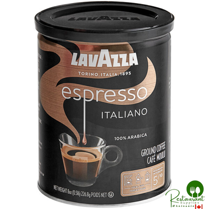 Lavazza Espresso Italiano Ground Espresso 8 oz. - 12/Case