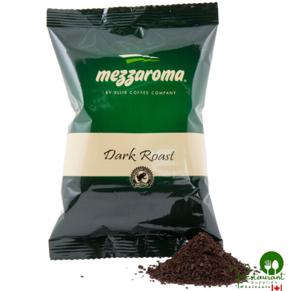 Ellis Mezzaroma 2.5 oz. Dark Roast Coffee Packet - 24/Case
