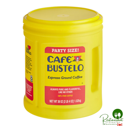 Cafe Bustelo Espresso Ground Coffee Can 36 oz.