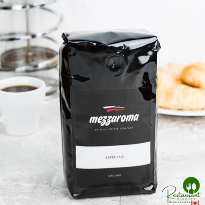 Ellis Mezzaroma Dark Regular Ground Espresso 12 oz. - 6/Case