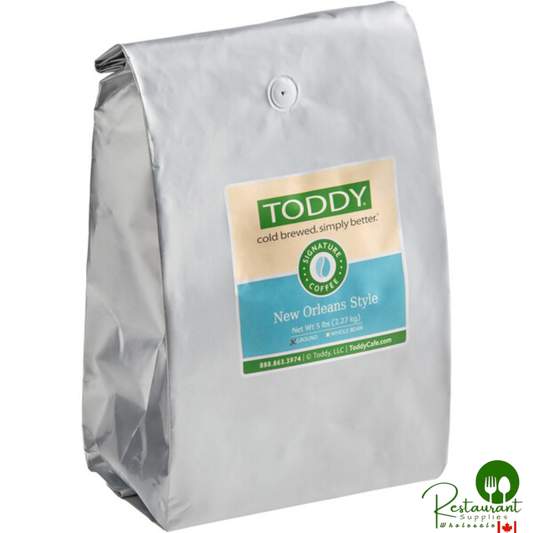 Toddy® New Orleans Style Cold Brew Coarse Ground Coffee 5 lb. - 6/Case