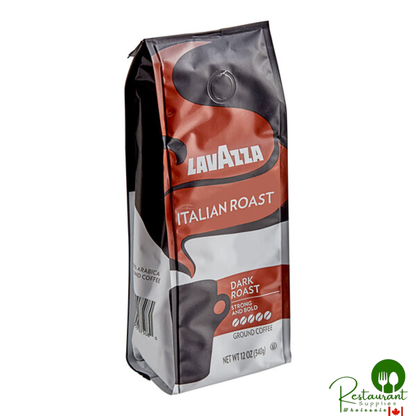 Lavazza Italian Roast Ground Coffee 12 oz. - 6/Case