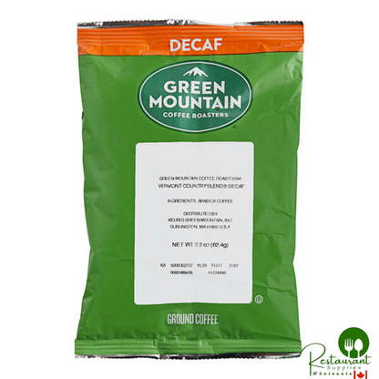 Green Mountain Coffee Roasters Decaf Vermont Country Blend Coffee Packet 2.2 oz. - 50/Case