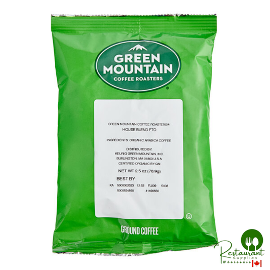 Green Mountain Coffee Roasters House Blend Coffee Packet 2.5 oz. - 50/Case