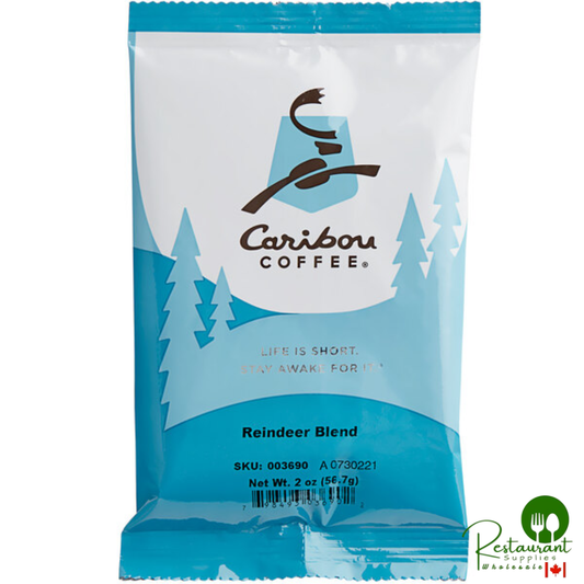 Caribou Coffee Reindeer Blend Coffee Packet 2 oz. - 42/Case