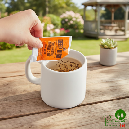 Ellis 100-Count Freeze Dried Instant Decaf Coffee Packet - 6/Case