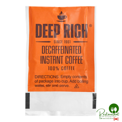 Ellis Freeze Dried Instant Decaf Coffee Packet - 100/Box