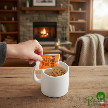 Ellis Freeze Dried Instant Decaf Coffee Packet - 100/Box