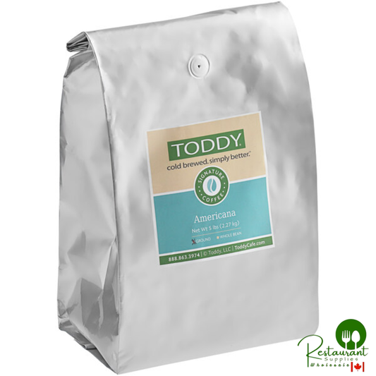 Toddy® Americana Cold Brew Coarse Ground Coffee 5 lb. - 6/Case