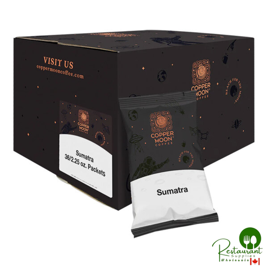Copper Moon Sumatra Blend Coffee Portion Pack 2.25 oz. - 36/Case