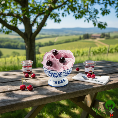 Fabbri 1.5 kg Amarena Cherry Variegate / Marbling - 3/Case