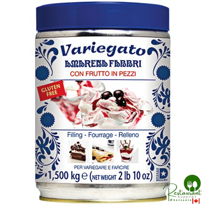Fabbri 1.5 kg Amarena Cherry Variegate / Marbling