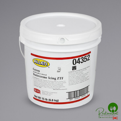 Rich's Green Buttrcreme Icing - 15 lb. Pail