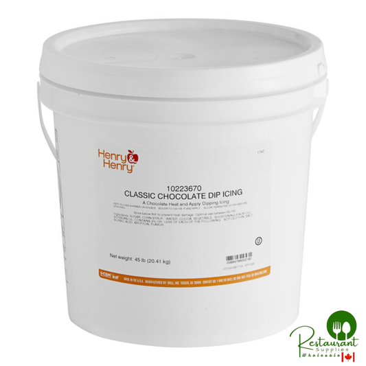 Henry & Henry Classic Chocolate Dip Icing 45 lb.
